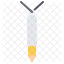 Pencil Pendant Pencil Chain Pencil Icon