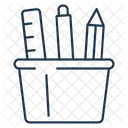 연필꽂이 연필꽂이 연필꽂이 아이콘