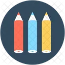 Pencils Crayons Color Icon