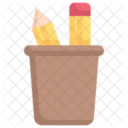 Pencils Glass  Icon