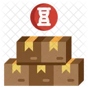 Pending Hourglass Parcel Icon
