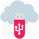 Cloud Computing Pendrive Icon