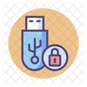 Iencrypted Pendrive Pendrive Security Encrypted Pendrive Icon
