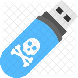 Pendrive with Virus  Icon