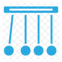 Pendulo Inercia Berco De Newton Ícone