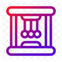 振り子、揺れ、衝突 アイコン
