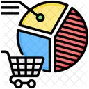 Penetracion De Mercado Compras Carrito De Compra Icono