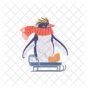 Penguin Illustration Cute Icon