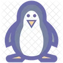 Penguin Christmas Snowman Icon