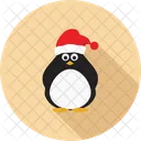 Penguin Bird Santahat Icon