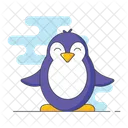 Penguin Winter Wildlife Icon
