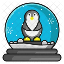Penguin crystal ball  Icon