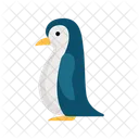 Penguin Flat Icône
