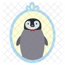 Picture Frame Penguin Icon