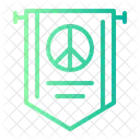 Pennant Pacifism Hippie Icon