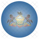 Pennsylvanie Etats Unis Etat Icon