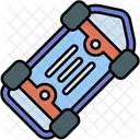 Penny Board Skate Board Competition Icon