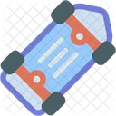 Penny Board Skate Board Competition Icon