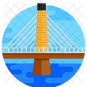 Penobscot Narrows Bridge Schragseilbrucke Fussgangerbrucke Symbol