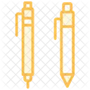 Pens Duotone Line Icon Icon