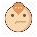 Pensando Emoji Surpreso Ícone