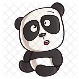 Panda pensante  Icono