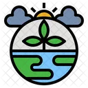 Piensa en la tierra  Icono