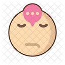 Pensativo Emoji Surpreso Ícone