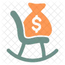 Pension Retirement Dollar Icon