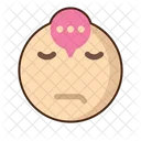 Pensive Emoji Amazed Icon