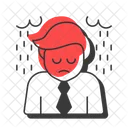 Depression Businessman Sad Icon