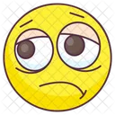 Pensive Emoji Pensive Expression Emotag Icon