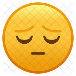 Pensive Face Emoji Icon