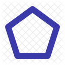 Pentagon Shape Geometry Icon