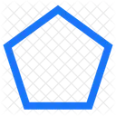 Pentagon Shape Design Icon