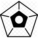 Pentagon Shape Geometry Icon