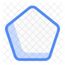 Pentagone Forme Design Icon