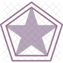 Pentagono Pentagrama Pentangle Icono