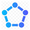 Pentagono Ferramentas Graficas Ferramentas De Edicao Ícone