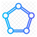 Pentagono Ferramentas Graficas Ferramentas De Edicao Ícone