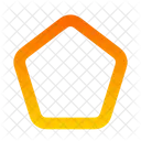 Pentagono Forma Diseno Icono