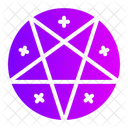 Pentagram Satan Star Pentagon Icon