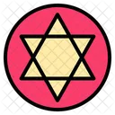 Pentagram Star Fold Icon