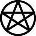 Pentagram Star Fold Icon