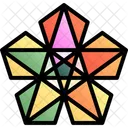 Pentagram Star Flower Icon