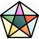 Pentagrama Estrella Magia Icono