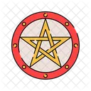Escudo De Pentagrama Pentagrama Estrella Icono