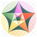 Roseta de pentagrama  Icono