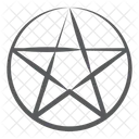 Signo Religioso Pentagrama Wicca Simbolo Religioso Icono