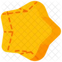 Pentagrammic Prism Geometric Shape Icon